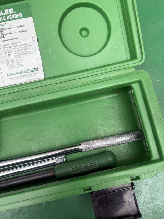 Greenlee 796 Ratchet Cable Bender W/Case