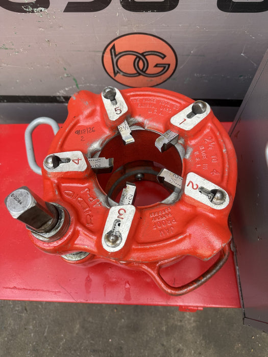 Ridgid 4-PJ Pipe Threader Threading Die 2 1/2 to 4"  Comes with 2 1/2" Die. #2