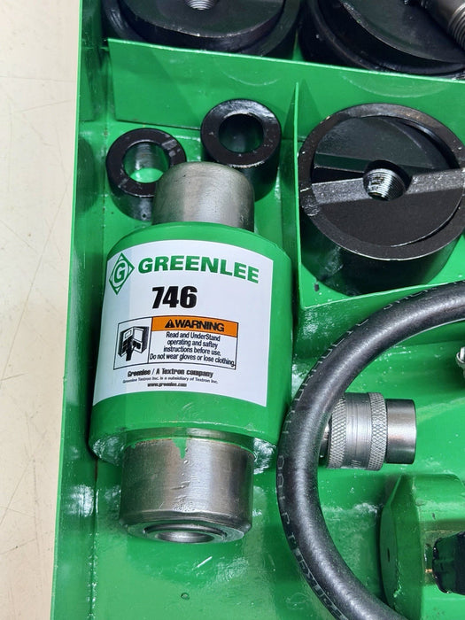 Greenlee 7310SB Slug Buster Knockout Punch Set 1/2 “- 4" Conduit Refurbished BG6
