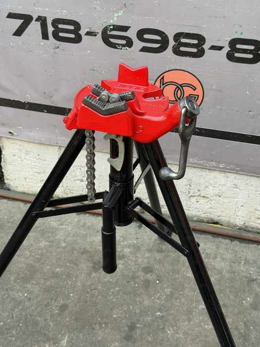 RIDGID 16703 425 PORTABLE TRISTAND CHAIN VISE  1/8”- 2-1/2”PIPE CAPACITY #1