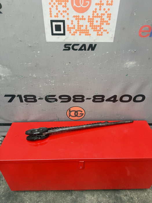 Vintage Vulcan Chain Pipe Wrench Williams & Co USA Plumber Armstrong 3/4-4 inch