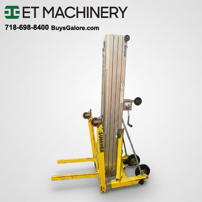 Used Sumner 783652 2124 Series 24 ft Contractor Lift 650 lbs Capacity