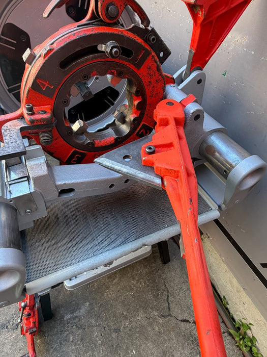 Ridgid 1224 Pipe Threading Machine - Seller Refurbished w/ 2 Dies