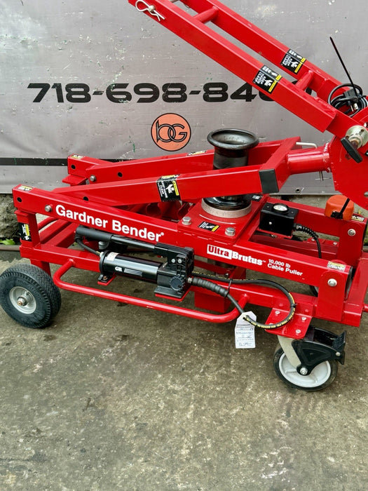GARDNER BENDER CP10K ULTRA  TUGGER BRUTUS 10,000 CABLE PULLER, HYDRAULIC ASSIST