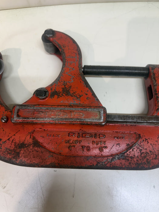 Ridgid HEAVY DUTY  No. 6-S Pipe Cutter  4"-6" Cutting Capacity   6S