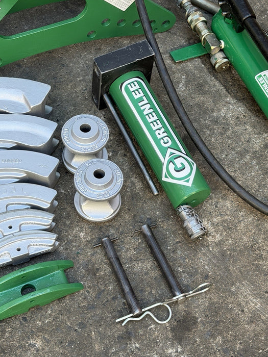 Greenlee 880 1/2" - 2" Rigid Hydraulic Conduit Pipe Bender & Pump Refurb
