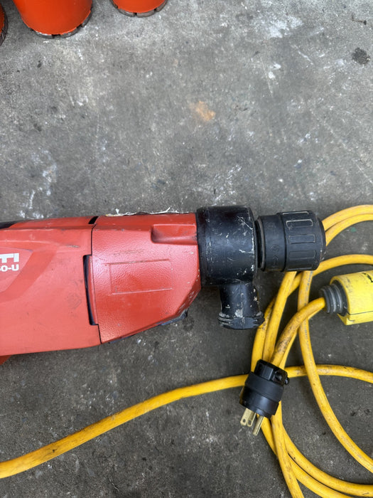 Hilti DD 150-U Dimond Core Concrete Drill Rig Bits  6" 5" 4" 3 1/2" 3"  NICE.