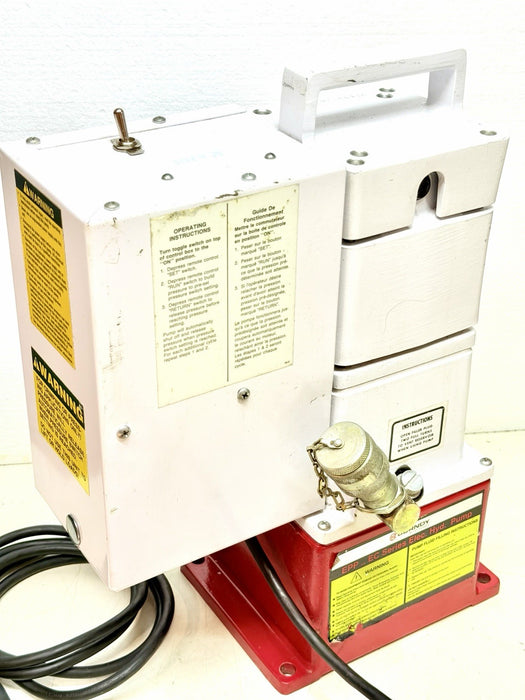Burndy EPP-10EC Series Hyd Electric Pump 10k psi + Case & Hose Crimper Mint BG10