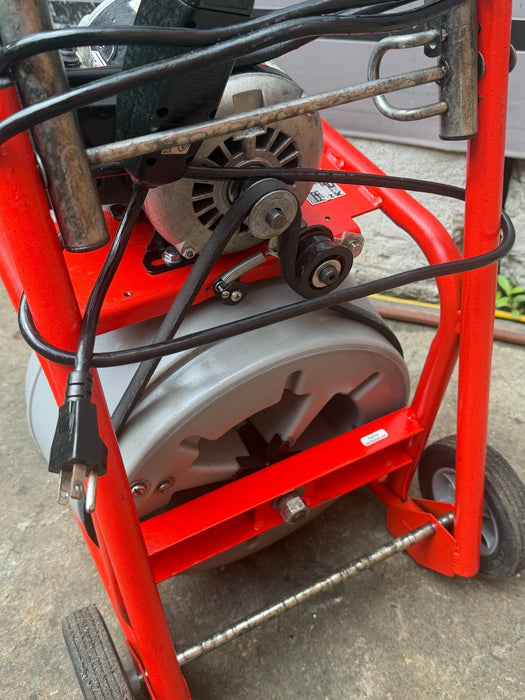RIDGID K-400 Drain Cleaning Snake Auger Drum Machine 120V 75ft Cable #8