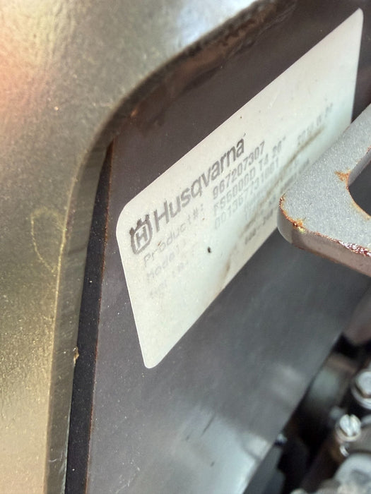 2016 Husqvarna FS-5000D Walk Behind Concrete Saw 26" Working Great VIDEO 421HRS