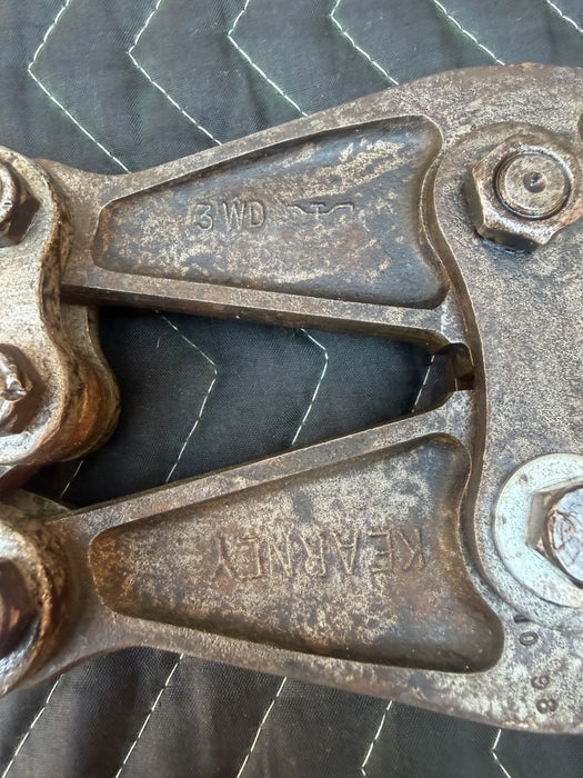 Kearney Manual Compression Crimper 26" Nice Condition #2