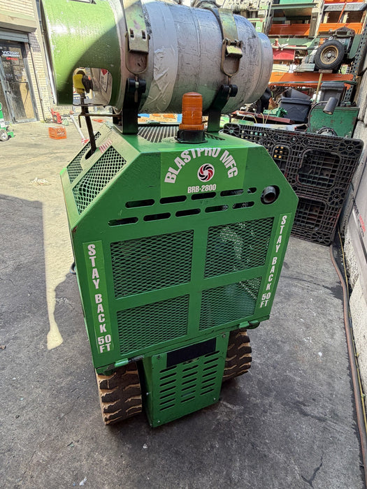 BlastPro BRB-2800 Propane Ride on Floor Scraper Video great condition