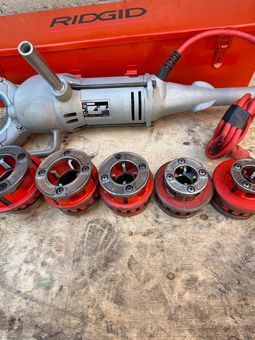 Ridgid 700 Pipe Threader Machine With 1/2-2" 12r Dies & Box #2