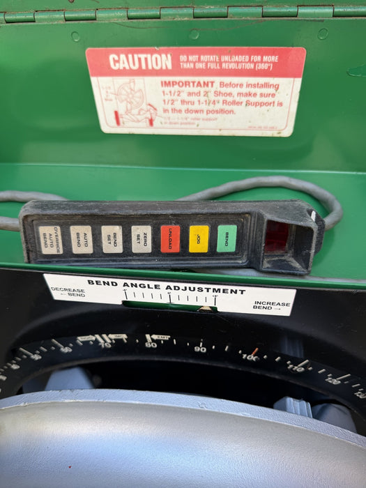 Greenlee 555 SBC Speed Bender 1/2 to 2” EMT IMC Rigid Bender.  Great Unit.