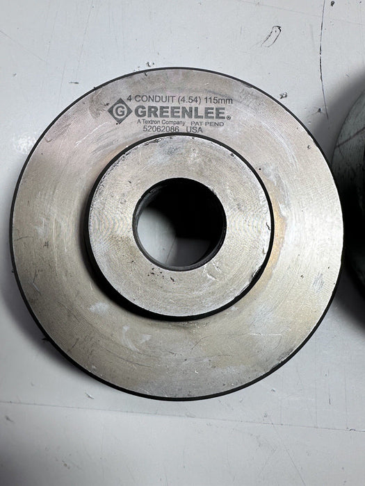 GREENLEE 4” Conduit Stainless Steel knockout punch die KO 52062086