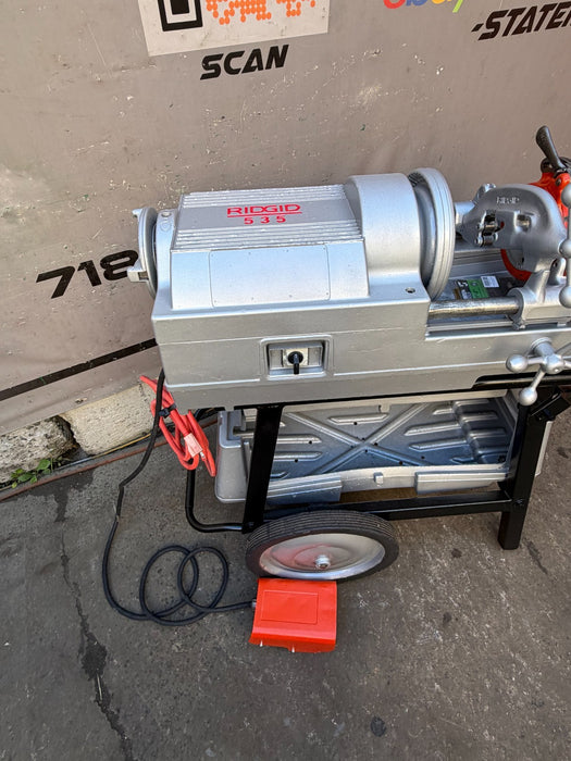 RIDGID 535 V2 Pipe Threading Machine Die Head & 2 Teeth