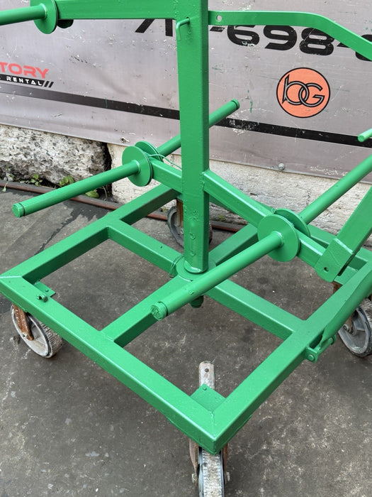 GREENLEE 910 9 SPOOL WIRE DISPENSER ASSEMBLY CART #3