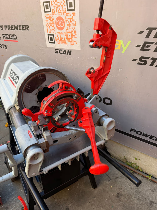 RIDGID 1224 Power Pipe Threader 1/2"-4" w/ 711 & 714 Die Heads Complete
