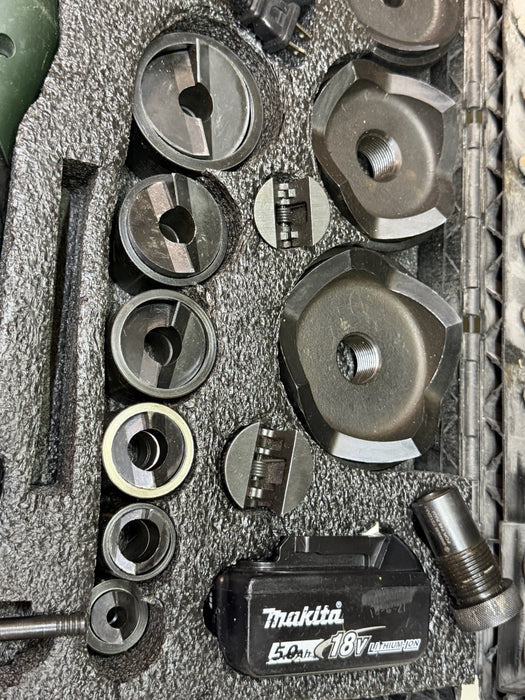 Greenlee LS100X Intelli-Punch 11-Ton Hydraulic Knockout Punch Set 1/2" - 4" #21