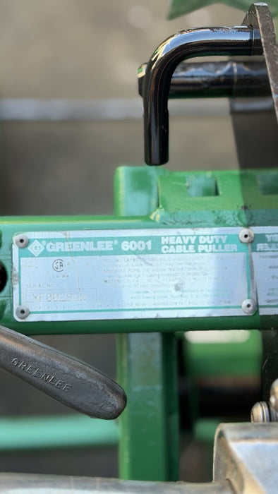 Greenlee 6004 Super Tugger Cable Puller 6500 lb. Excellent Condition
