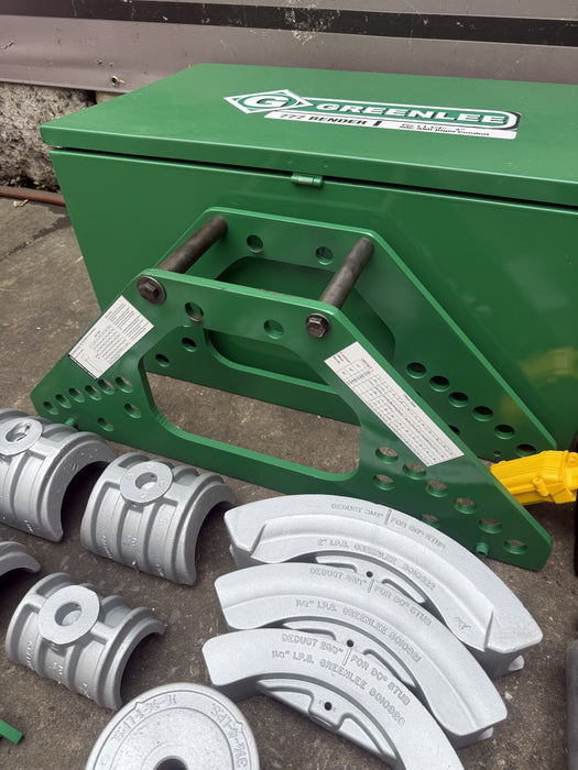 Greenlee 777  Hydraulic Conduit Pipe Bender  1-1/4" to 4" Rigid GB Enerpac Pump.