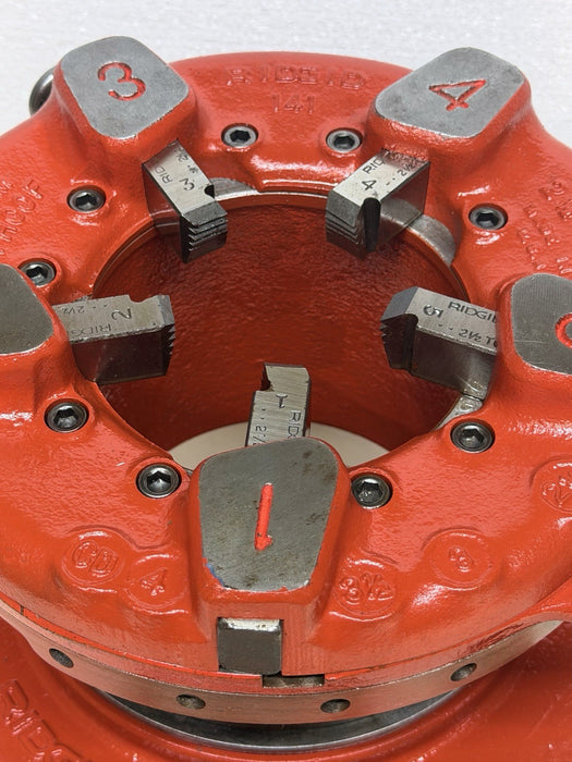RIDGID 141 RECEDING GEARED PIPE THREADER 2-1/2"-4" 36620, 300, 535, 700 BG8/1#2