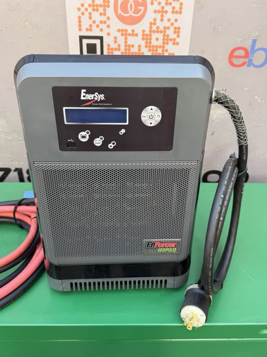 ENERSYS EI3-HL-4YE Enforcer IMPAQ Forklift Battery Charger 480V 3PH + Cables #3