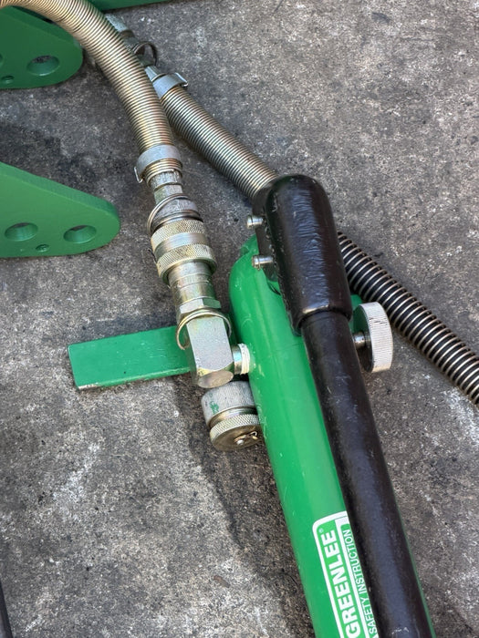 Greenlee 880 1/2" - 2" Rigid Hydraulic Conduit Pipe Bender & Pump Refurb