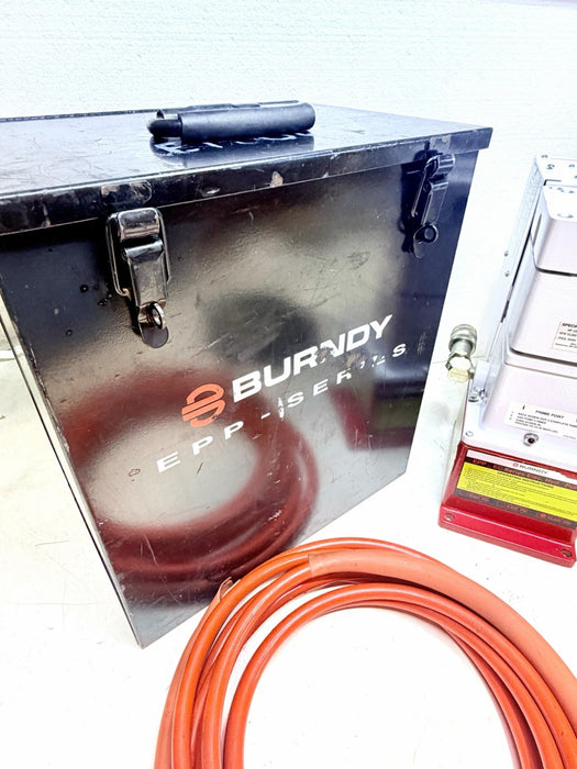 Burndy EPP-10EC Series Hyd Electric Pump 10k psi + Case & Hose Crimper Mint! BG8