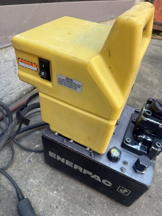 Enerpac Double  Acting PUJ3309B Electric Hydraulic Pump 10000psi 115V 1PH