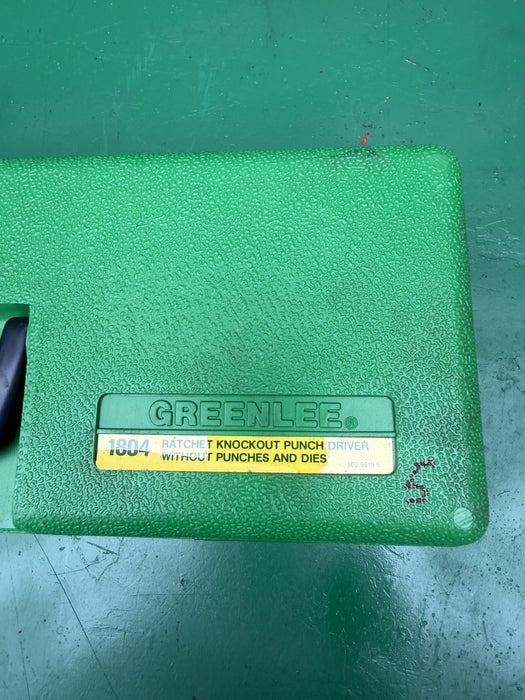 Greenlee 1804 SB  Ratchet Punch Driver.  Knockout.  Brand New.  #5