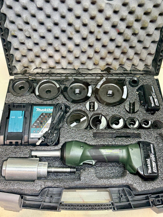 Greenlee LS100X Intelli-Punch 11-Ton Hydraulic Knockout Punch Set 1/2" - 4" #18