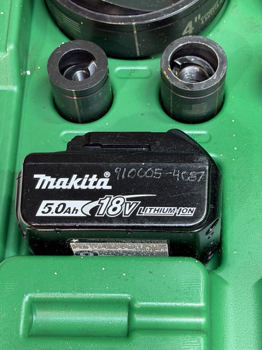 GREENLEE LS100X11SB4X INTELLI PUNCH 1/2" - 4" BATTERY POWERED KNOCKOUT PUNCH #11