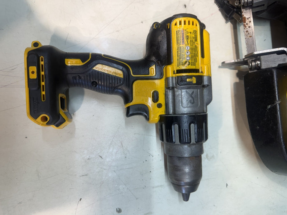 Dewalt DCD996 20V XR 1/2" Cordless Hammer Drill, DCS371 Band Saw, DCB115 Charger