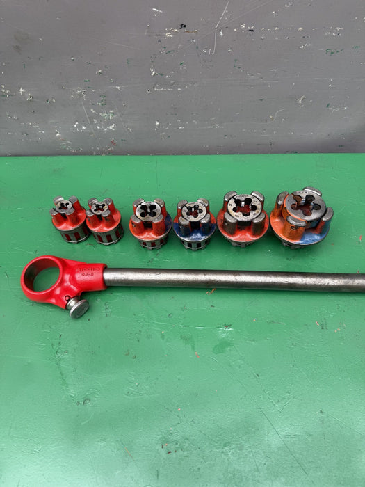 Ridgid 00-RB Bolt Threader Die Heads.  Great Set.  #1