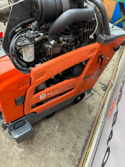 2018 Husqvarna FS-5000D 26" Walk Behind Concrete Saw 306 Hrs MINT FS5000D VIDEO