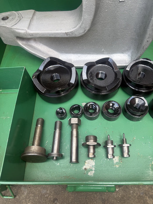 Greenlee 1732 C-Frame Knockout Punch Driver Accessories 1/2" to 4" Dies
