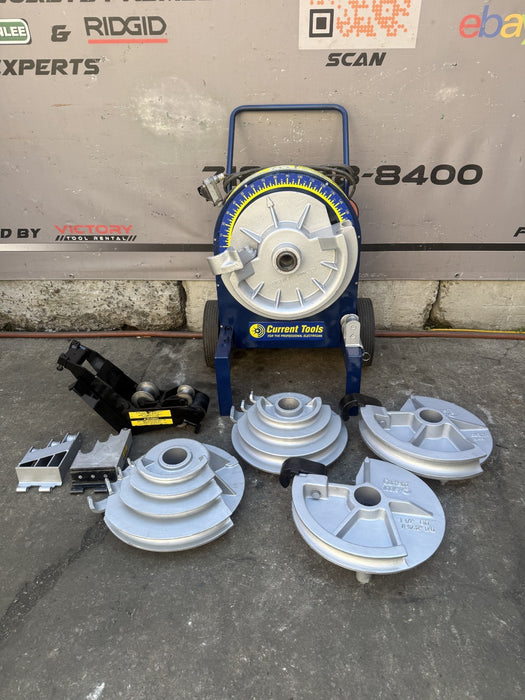 Current Tools 77 Electric Bender 1/2 -2 inch. Rigid and EMT Shoes. Great Shape.