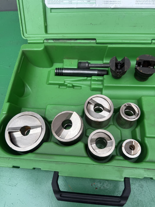 Greenlee 7908SBSP Speed Punch Knockout Kit 1/2 to 2" Brand New.  Punches Only #1