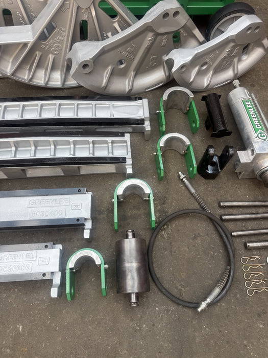 Greenlee 881CT Hydraulic  Bender 2.5-4” Rigid EMT 980 Pump Mobile Table "MINT"