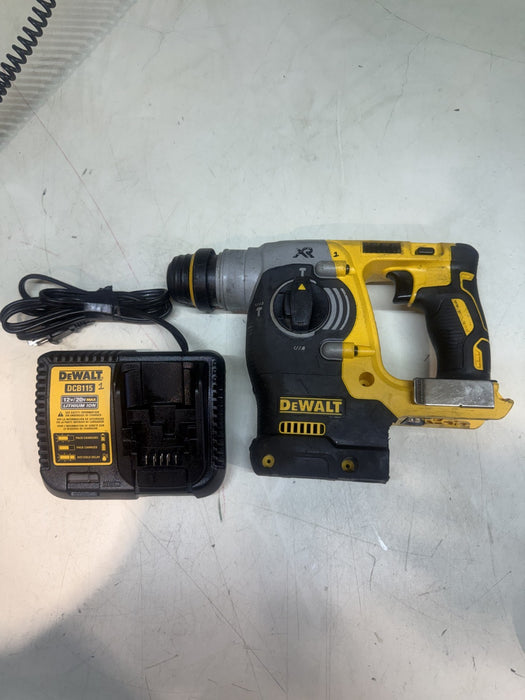 DeWalt DCH273 20V Brushless SDS Plus Rotary Hammer Drill Tool  and Charger. Nice