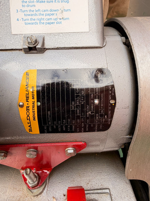 Essex Silver-Line SL-8 Drum Sander Commercial Industrial Floor Refinishing Used
