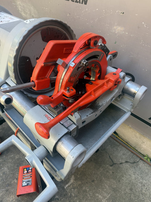RIDGID 1224 Pipe Threading Machine 1/2” - 4” w/ 2 Die Heads. Best on Ebay. #2