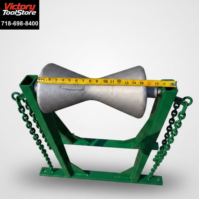 McElroy Mfg Large 48” Heavy Duty Pipe Support Roller Stand USA Made #2 — photo 4