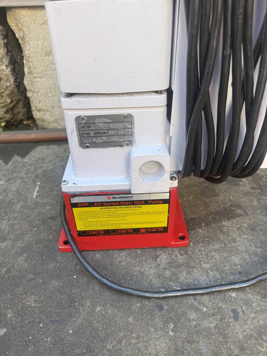 Burndy EPP-10EC Series Hyd Electric Pump 10k psi with Y46 Crimper.  Great Shape.