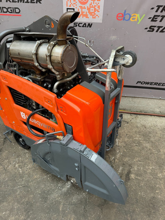 2018 Husqvarna FS-5000D 26" Walk Behind Concrete Saw 306 Hrs MINT FS5000D VIDEO
