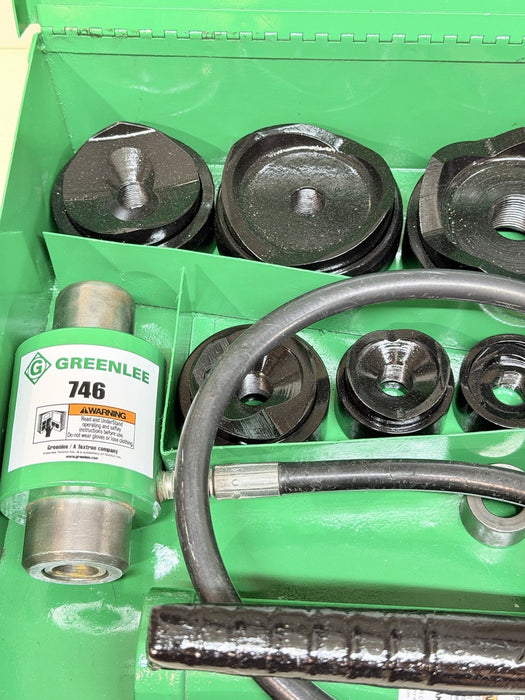 Greenlee 7310SB Slug Buster KO Knockout Punch Set 1/2" - 4" , 767 Pump & Box BG2