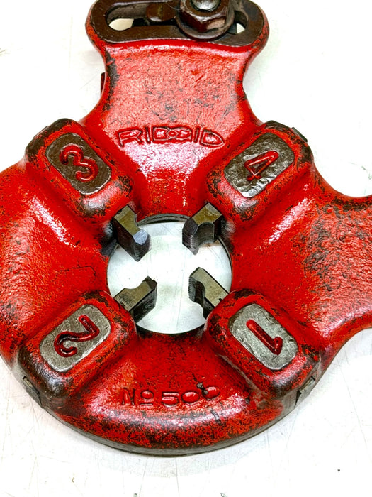 RIDGID 50735 1-1/2" NPT HS RH MONO 500 Die Set Pipe Threading Tool #4