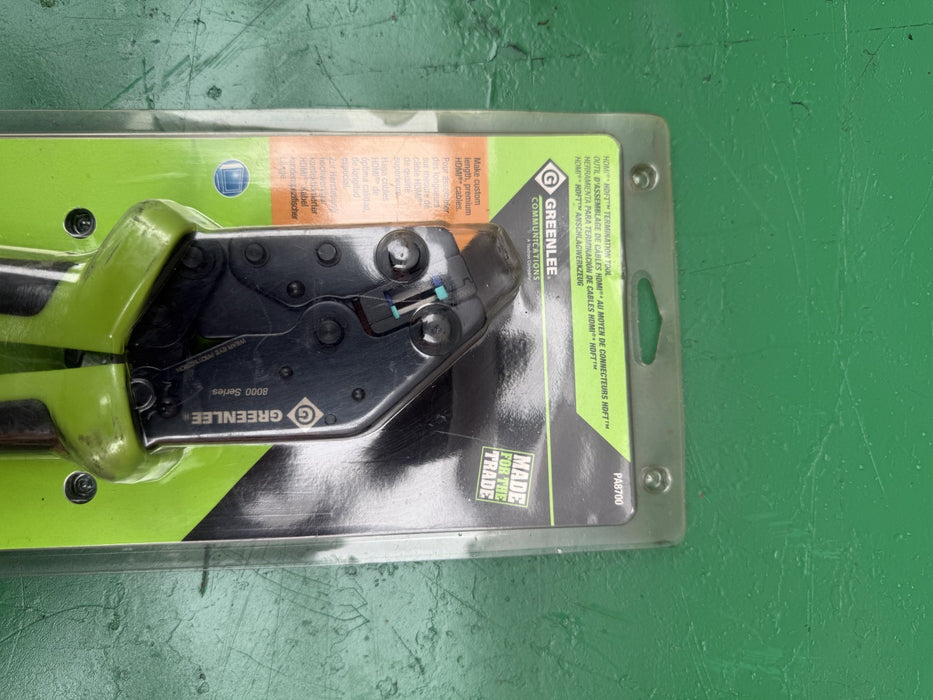 Greenlee PA8700 Termination Crimper HDMI HDFT.  New Condition. #2