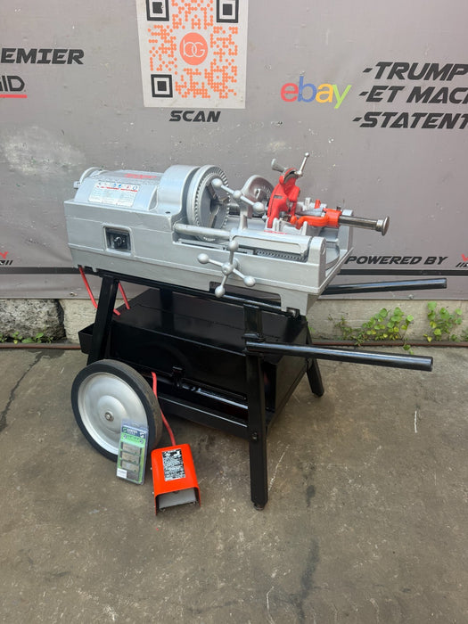 RIDGID 535 V2 Pipe Threading Machine Die Head & 2 Teeth